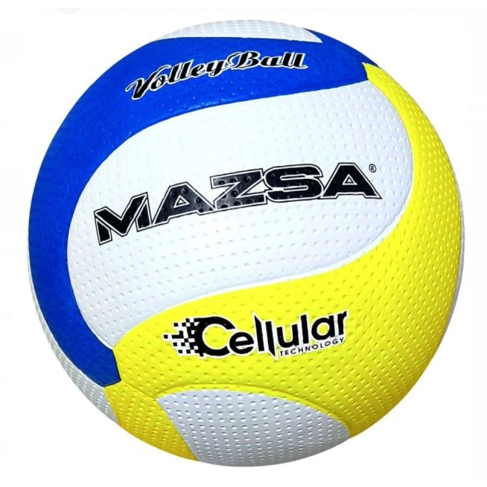 MAZSA CELLULAR VOLEYBOL TOPU BEYAZ-LACİVERT-SARI
