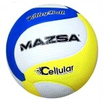 MAZSA CELLULAR VOLEYBOL TOPU BEYAZ-LACİVERT-SARI