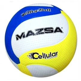 MAZSA CELLULAR VOLEYBOL TOPU BEYAZ-LACİVERT-SARI